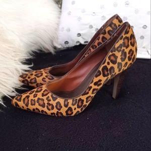 Leopard print heels